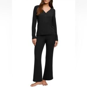 Banana Republic Black Ribbed Lounge Wear